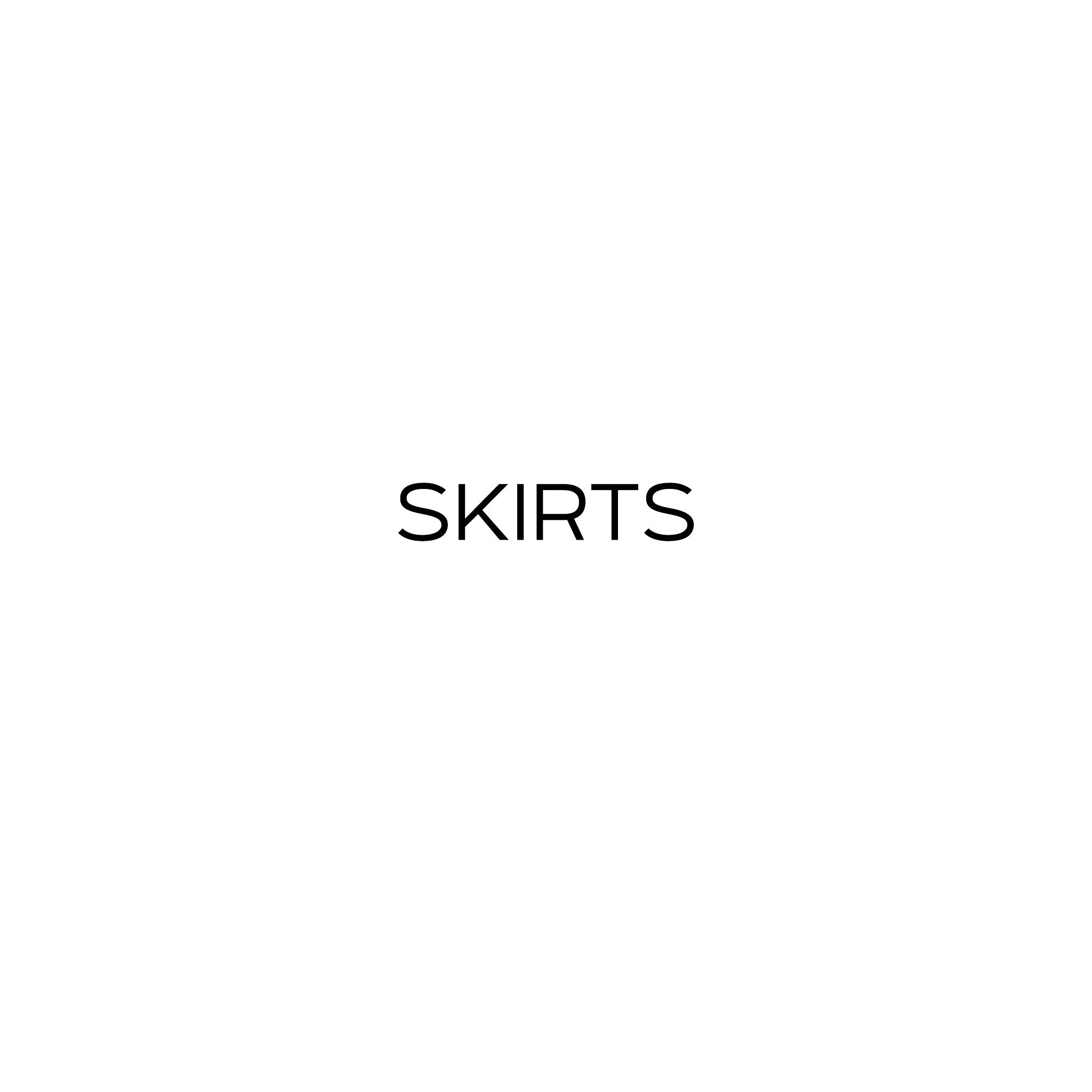 Text of the word Skirts