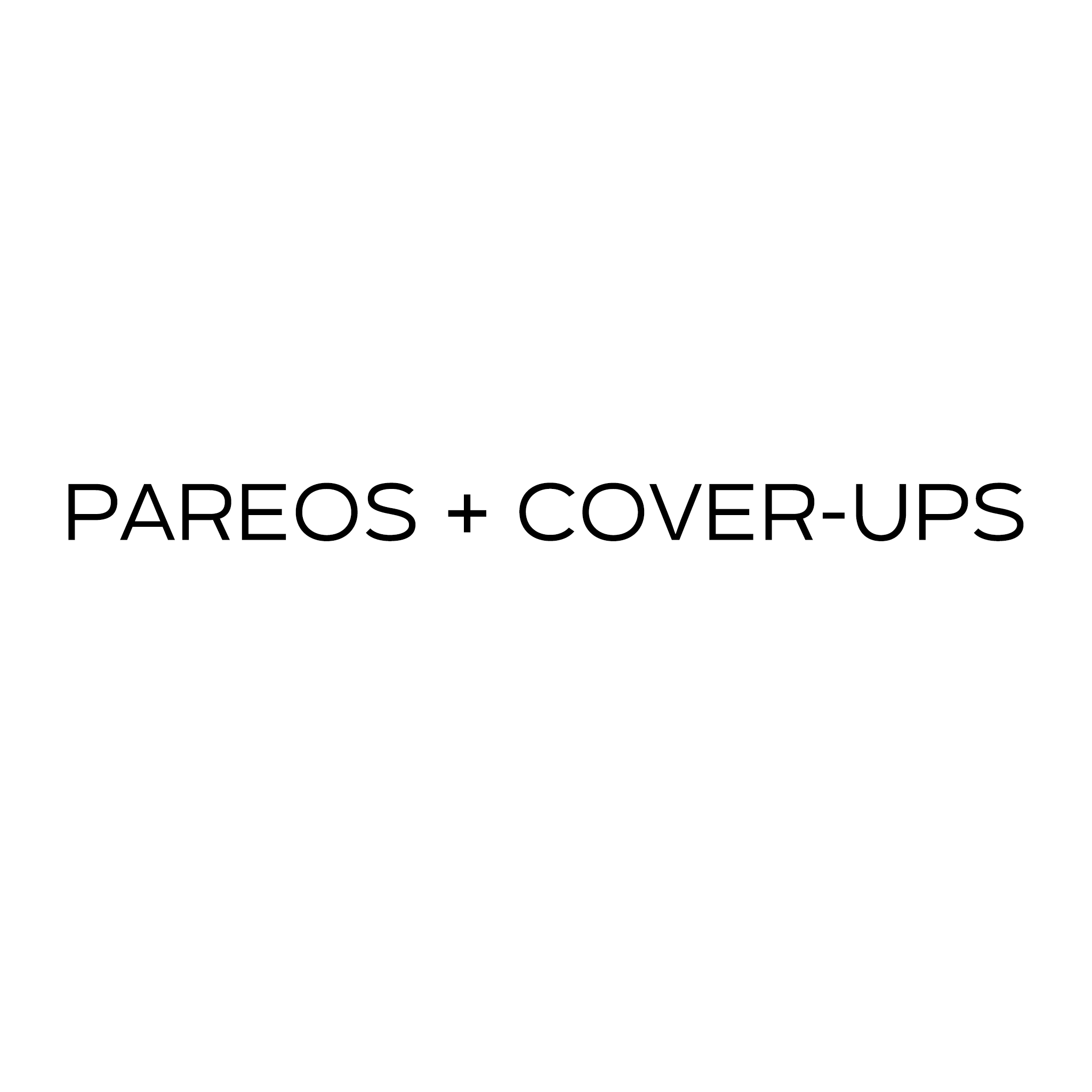 Text of the word Pareos + Cover-Ups