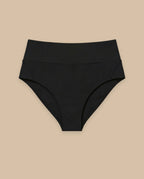 Isabella Kron black bikini brief lay flat Italian luxury swimwear clean minimal design