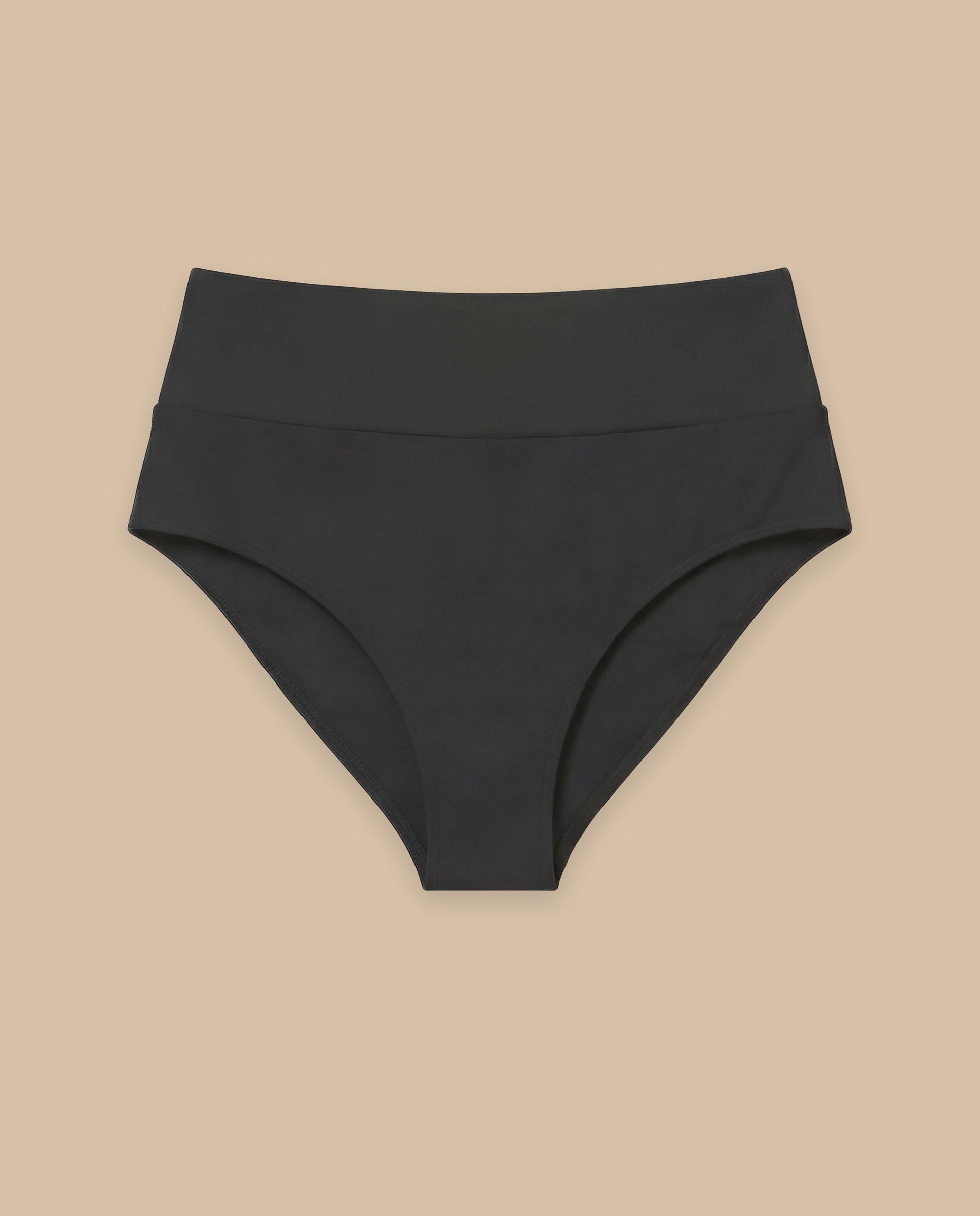 Isabella Kron Dori bikini brief graphite lay flat refined modern swimwear design