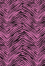 Close-up detail of Isabella Kron Savana zebra print pareo in pink and black luxury resortwear fabric.