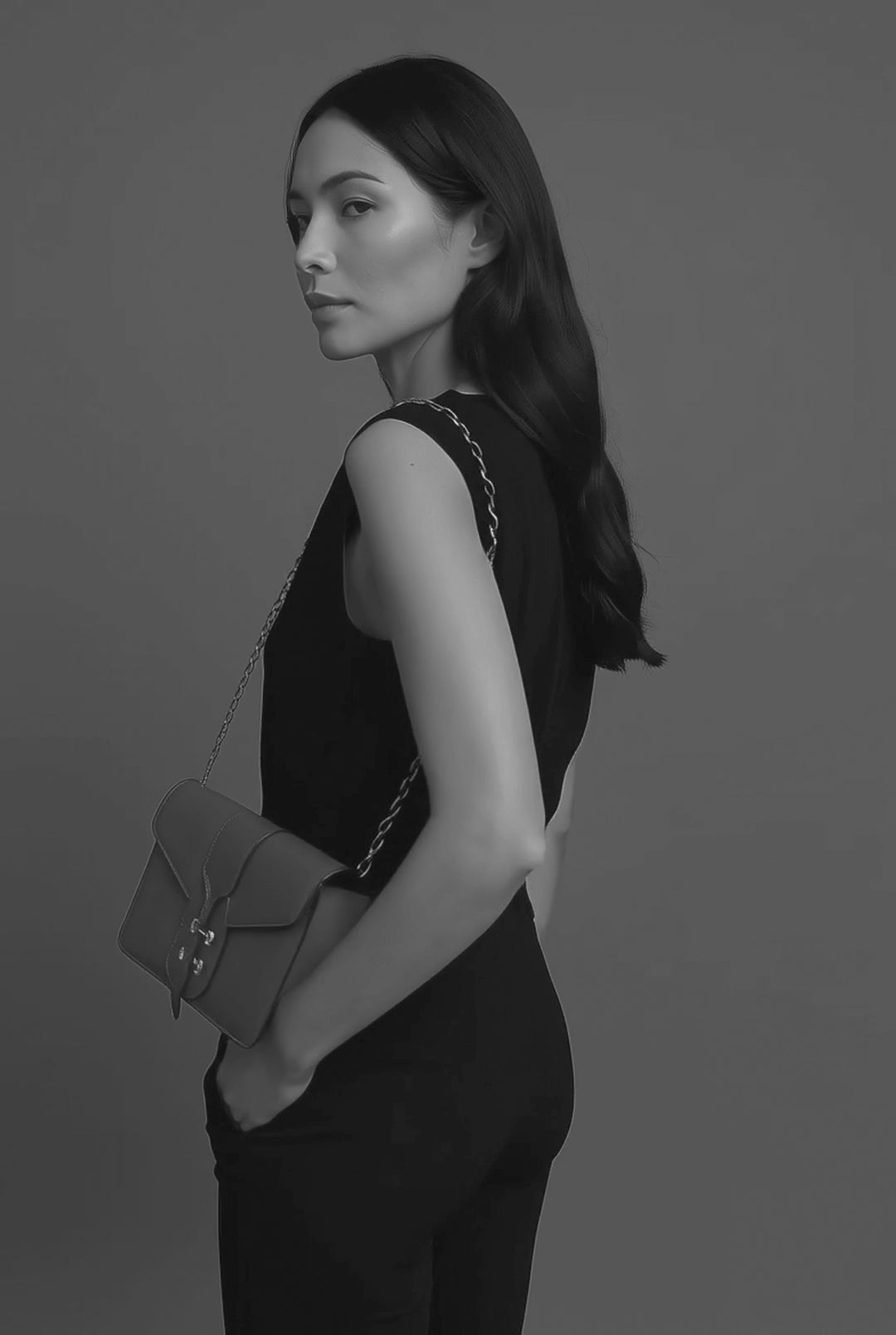 MARCELLA CHAIN BAG IN TAN VIDEO