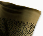 Detail of woven pattern and texture – camel/brown Ania Scarf by Isabella Kron