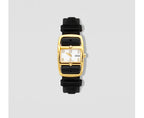 Divaugusta Watch in gold – classic front view with radiant metallic finish