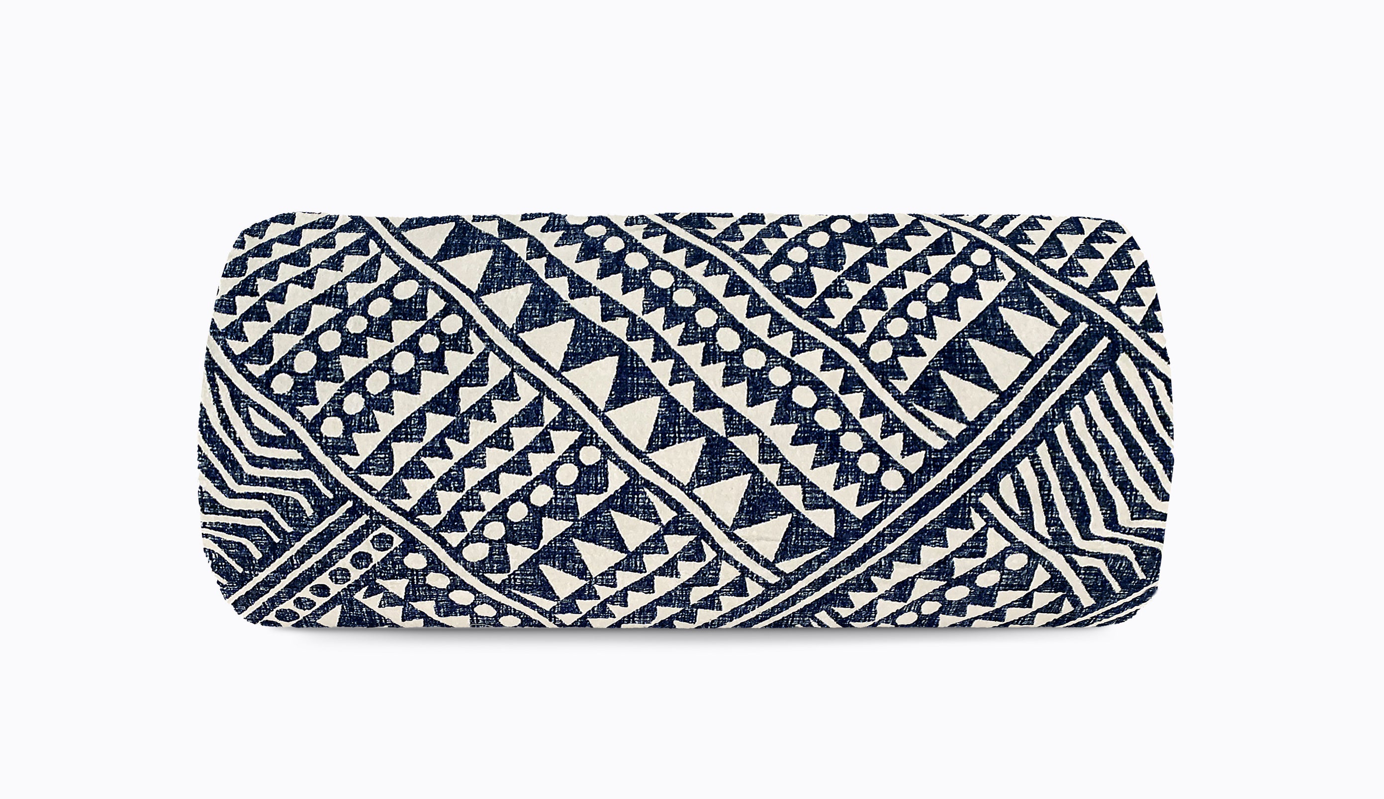 Close-up of woven cotton and graphic detail – Graffito Beach Towel by Isabella Kron