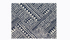 Detail shot of Graffito print and fabric texture – Isabella Kron Robe