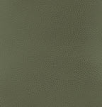 Close-up of Ibbie Bag in green leather – premium Italian leather with sleek stitching and timeless detail