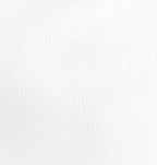 Close-up of Ibbie Bag in white leather – texture