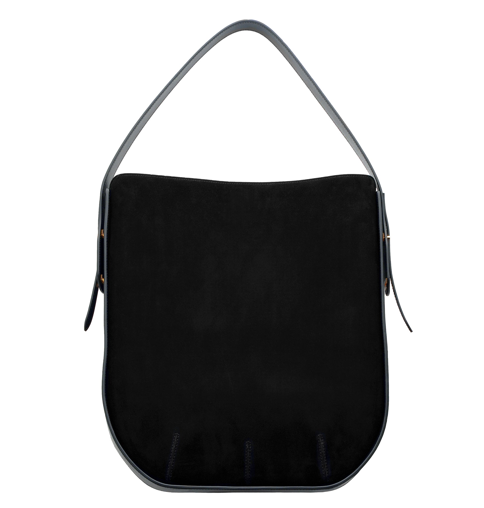 Ibbie Bag in black suede – versatile and chic handbag for everyday wear