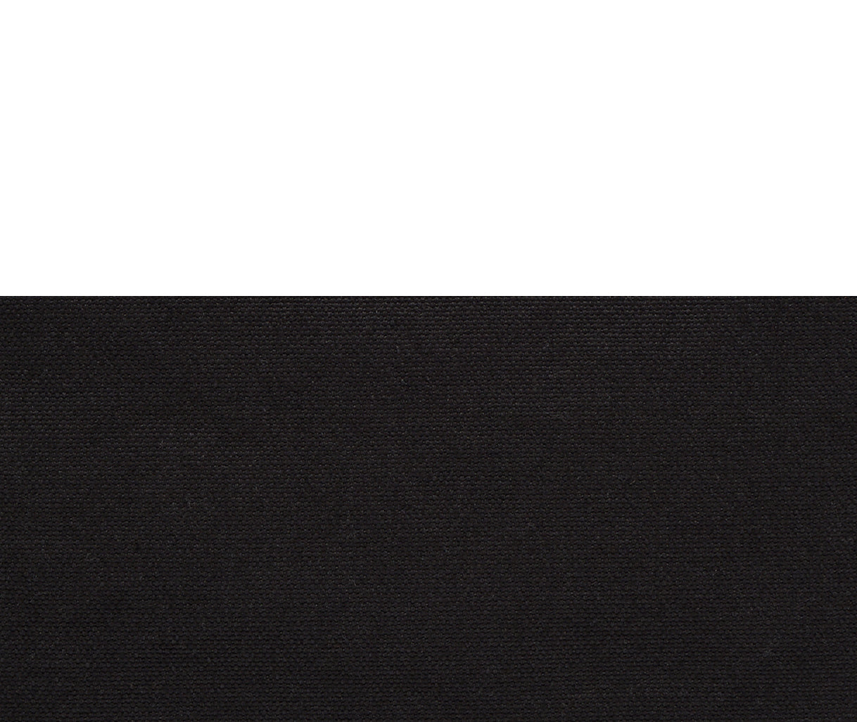 Detail of K Clutch in Black Canvas – durable texture, precise stitching, and refined construction