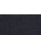 Detail of K Clutch Denim – textured denim material, precise stitching, and subtle Italian elegance