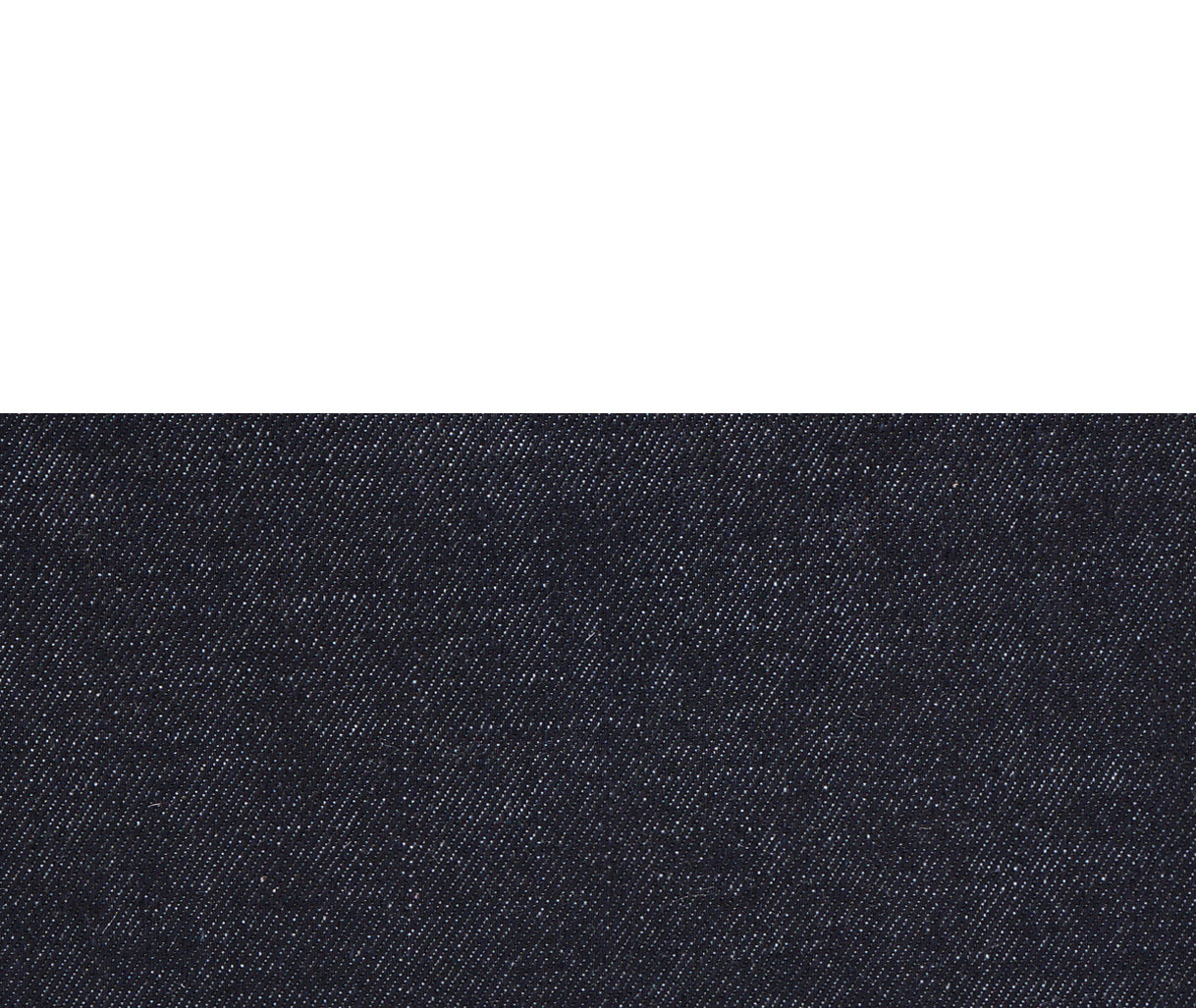 Detail of K Clutch Denim – textured denim material, precise stitching, and subtle Italian elegance