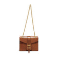 Marcella Chain Bag in tan – front view highlighting warm leather tones and gold hardware
