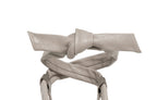 Patti Sandal in scoglio – refined flat sandal in elegant cool-tone leather