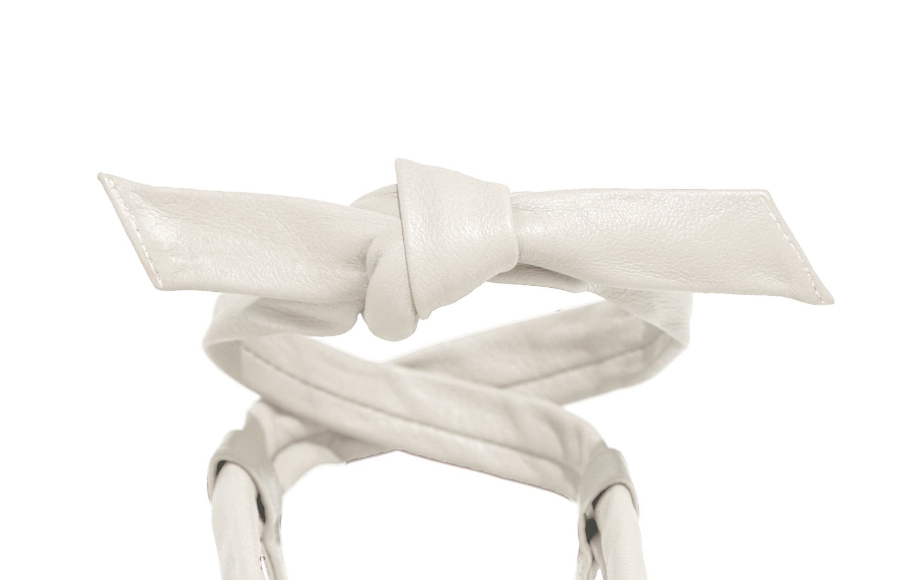 Patti Sandal in tapioca – sleek beige leather flat sandal styled for warm weather