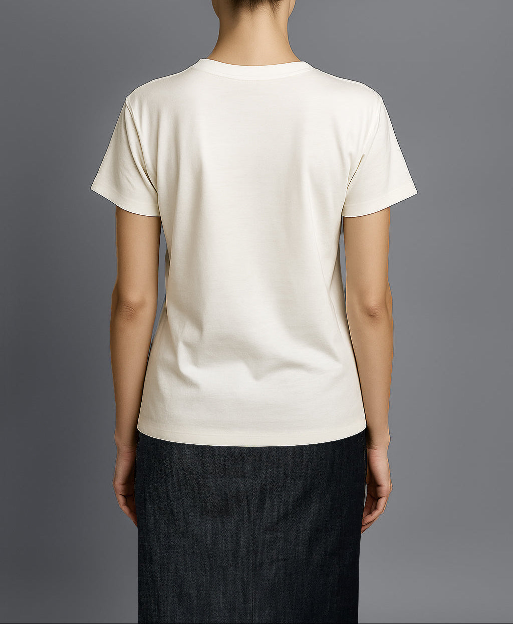 Back view of Isabella Kron Rudi Tee in black